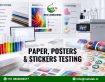 Paper, Posters & Stickers Testing: Physical & Chemical Evaluation for Quality, Print Performance & Safety