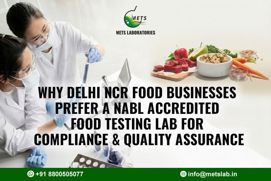 NABL Accredited food testing lab Delhi NCR