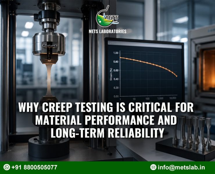Accredited creep testing for materials under sustained mechanical load at METS Lab