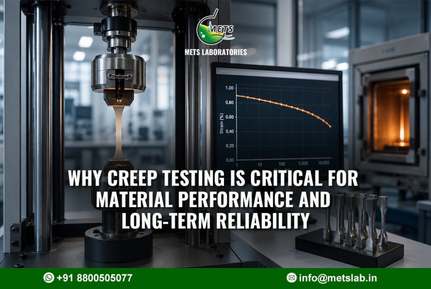 Accredited creep testing for materials under sustained mechanical load at METS Lab