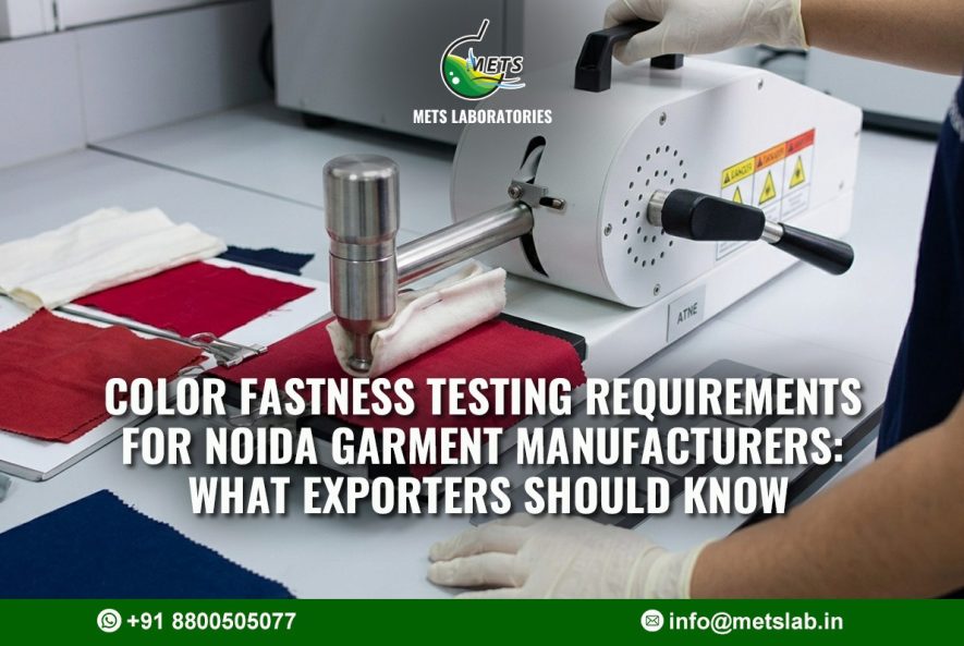 Color Fastness Testing Noida