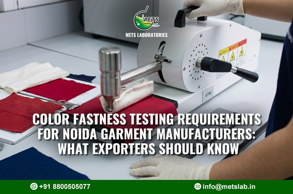 Color Fastness Testing for Noida Garment Exporters | METS Lab