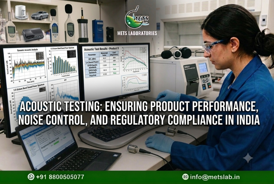Acoustic Testing: Ensuring Product Performance, Noise Control, and Regulatory Compliance in India
