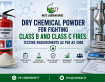 Dry Chemical Powder for Fighting Class B and Class C Fires: Testing Requirements as per AS 4308