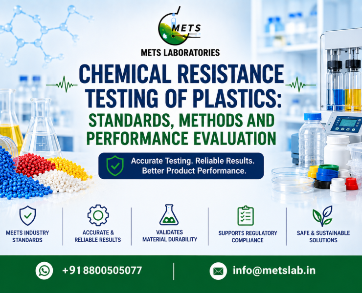 Evaluating weight gain and dimensional expansion during chemical resistance testing of plastics
