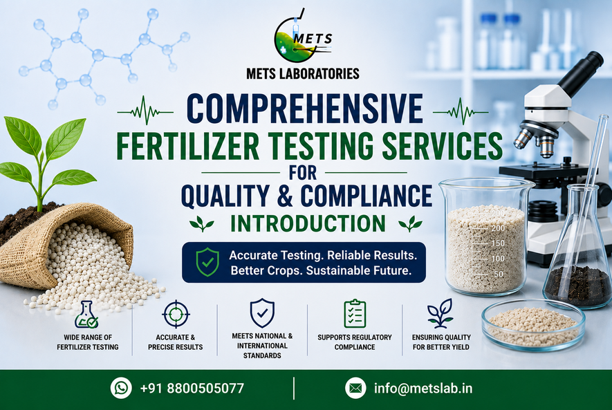 Verifying regulatory compliance and nutrient guarantees using comprehensive fertilizer testing services