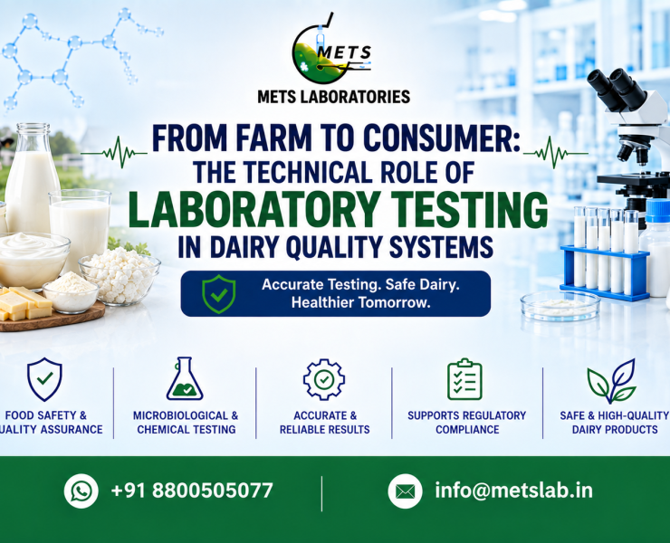 High performance liquid chromatography setup for laboratory testing in dairy quality systems
