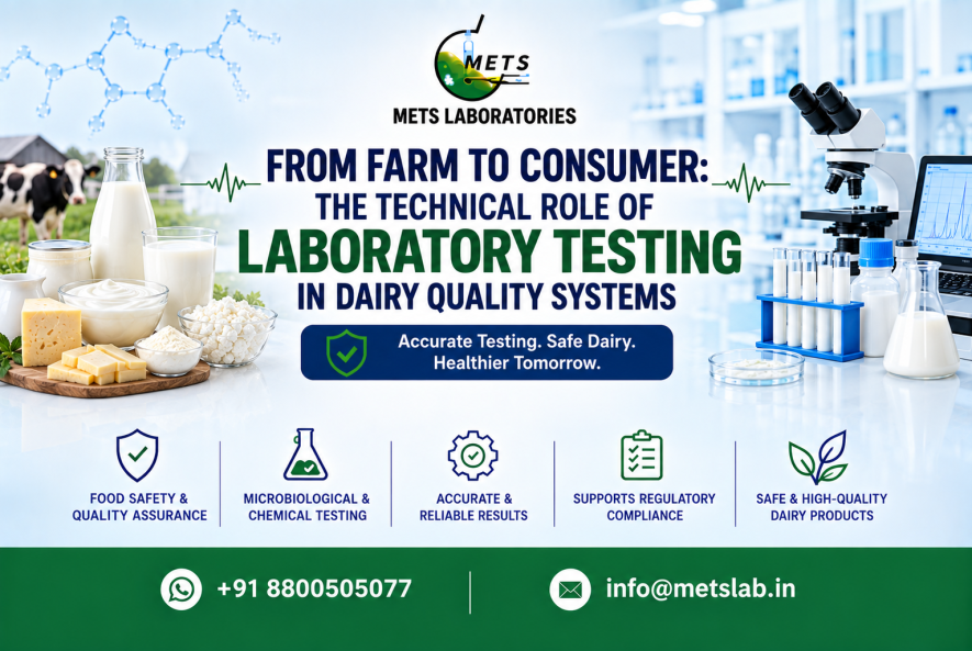 High performance liquid chromatography setup for laboratory testing in dairy quality systems