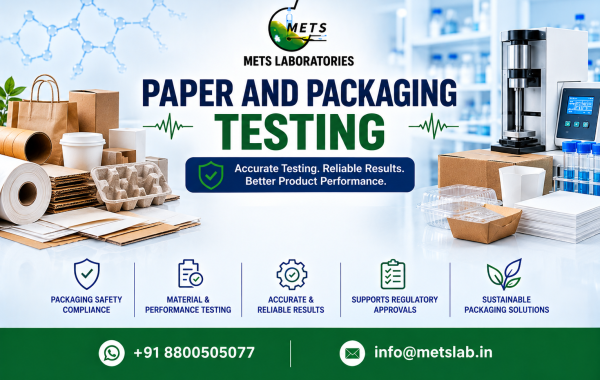Box Compression Tester executing paper and packaging testing on a corrugated box